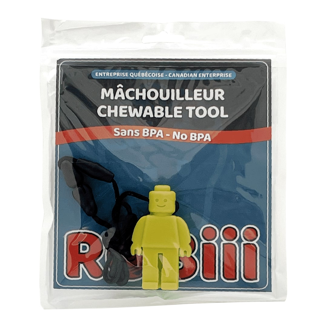 Chewable Brick Pencil Topper – BPA-Free Sensory Tool