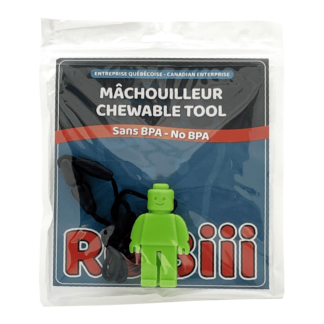 Chewable Brick Pencil Topper – BPA-Free Sensory Tool