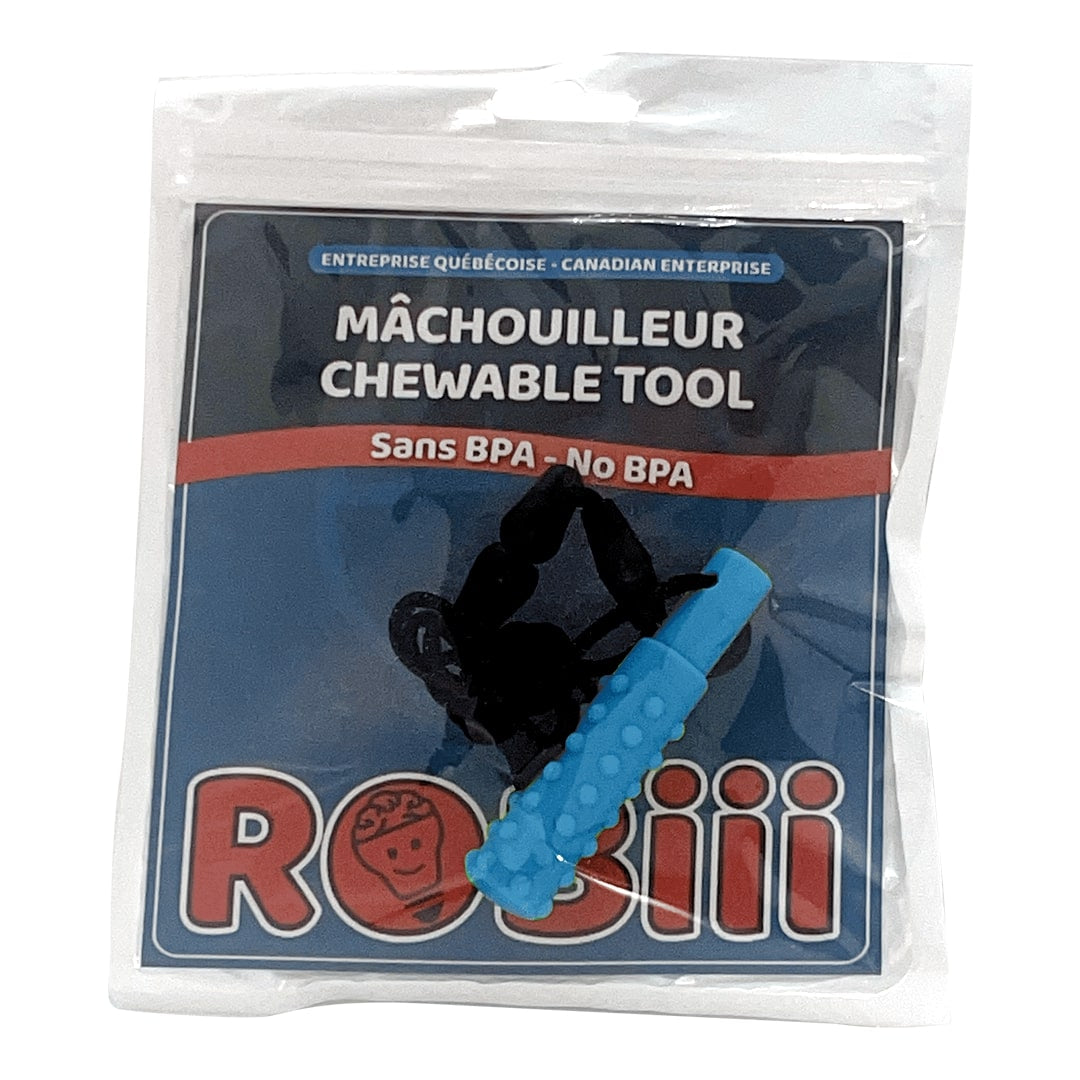 Chewable Textured Cylinder Necklace - Chewable Toy