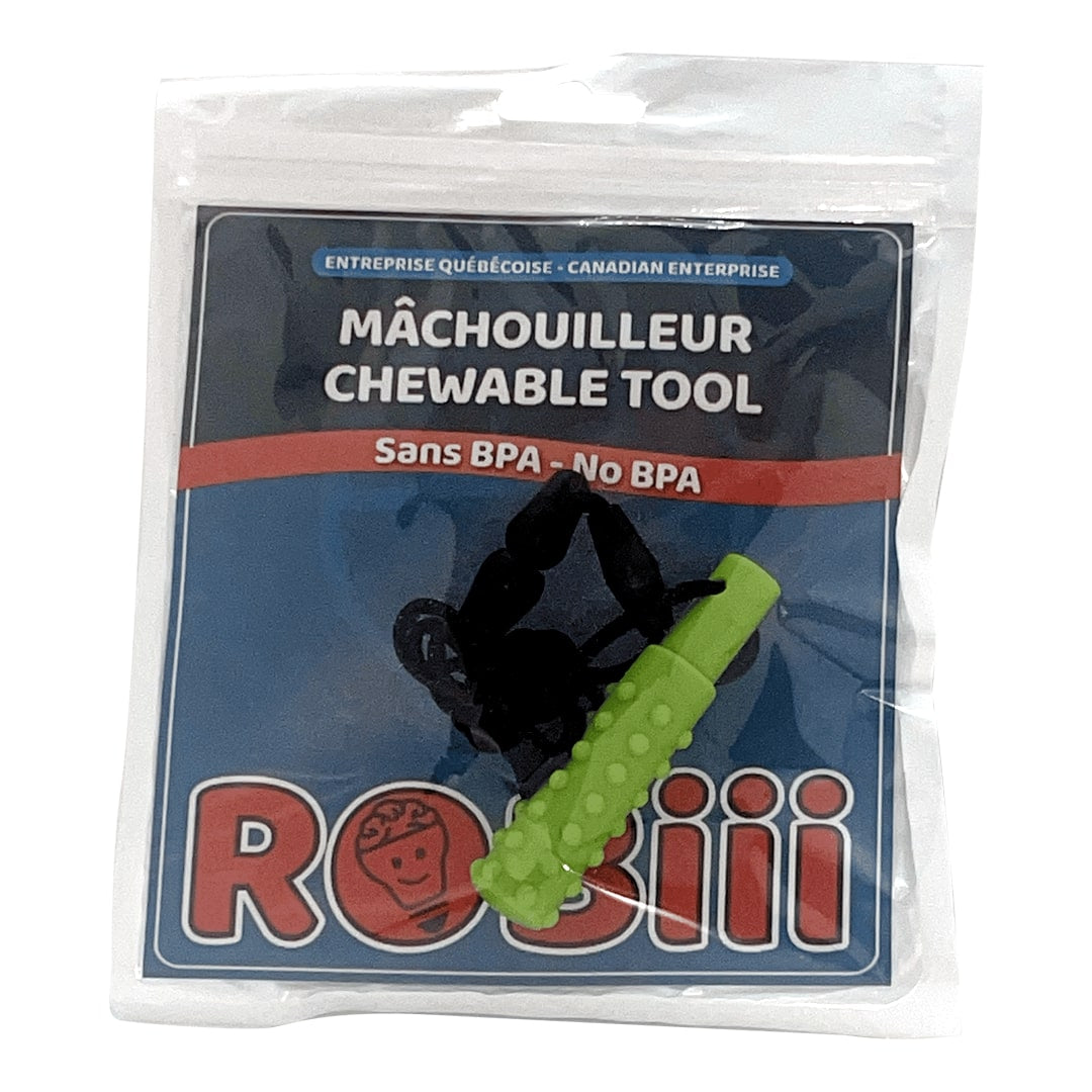 Chewable Textured Cylinder Necklace - Chewable Toy