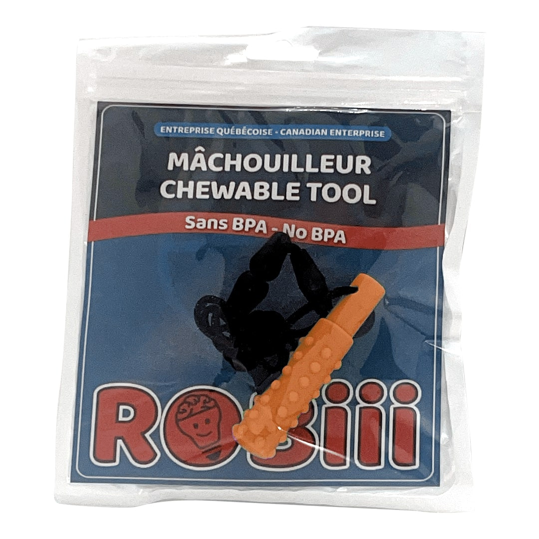 Chewable Textured Cylinder Necklace - Chewable Toy