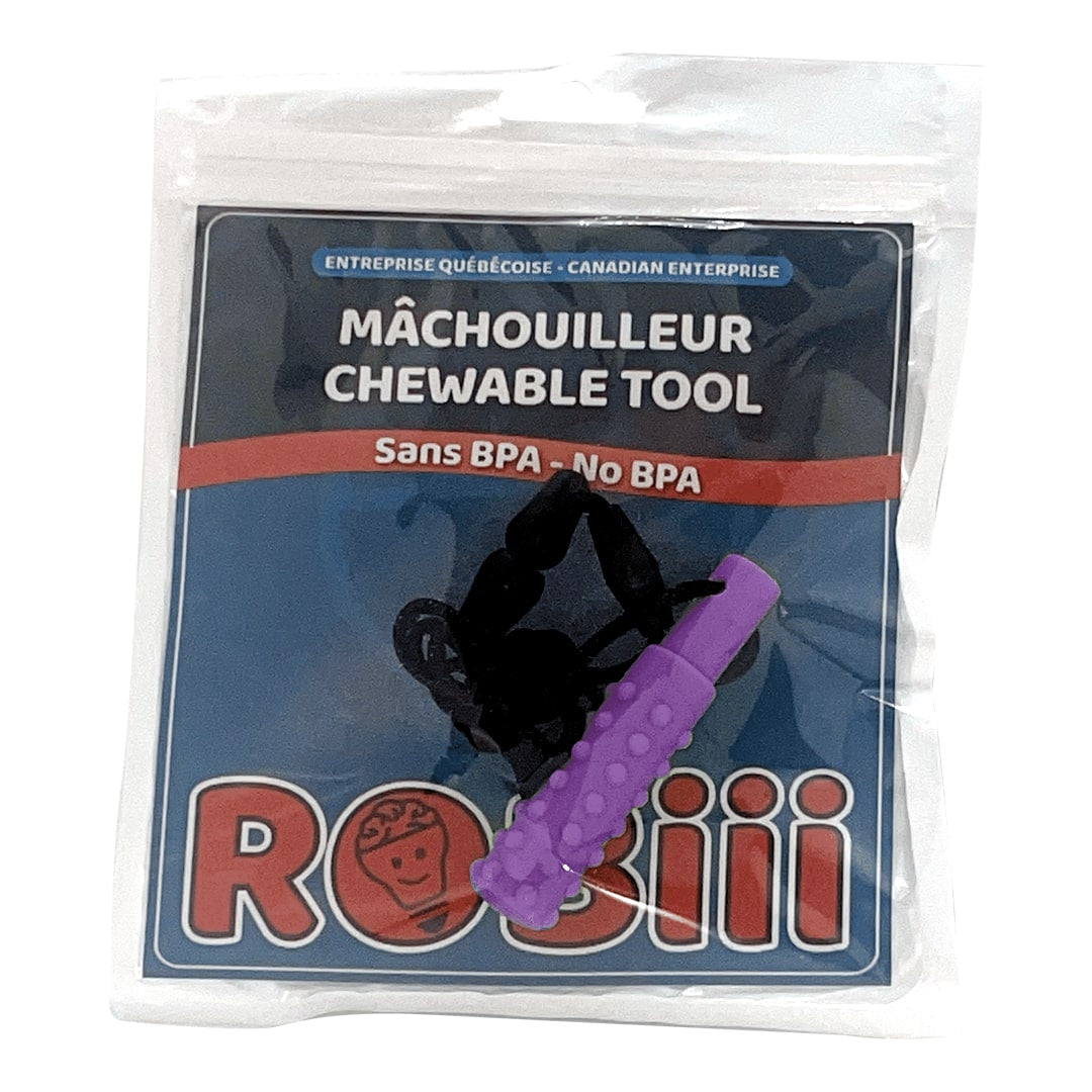 Chewable Textured Cylinder Necklace - Chewable Toy