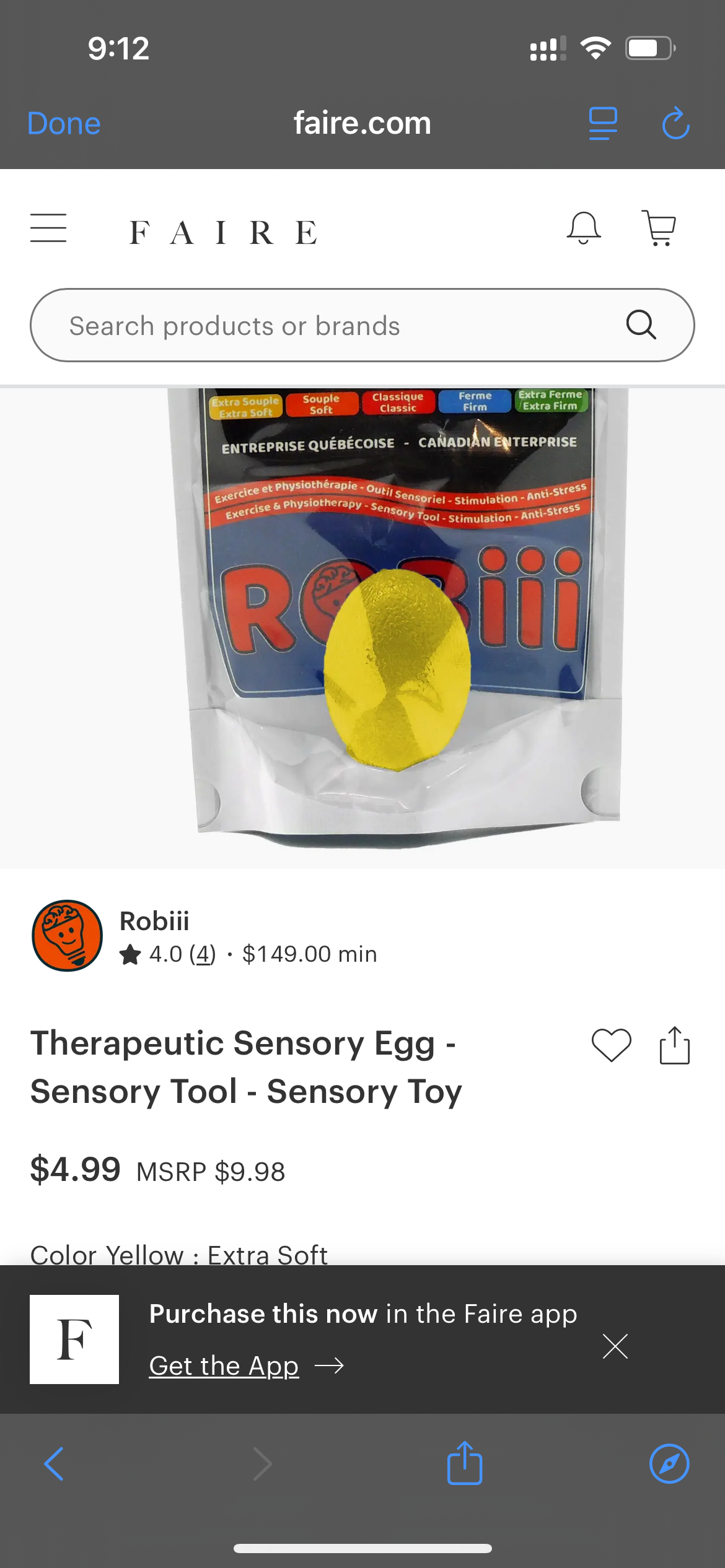 Therapeutic Sensory Egg – Stress Relief & Focus Tool