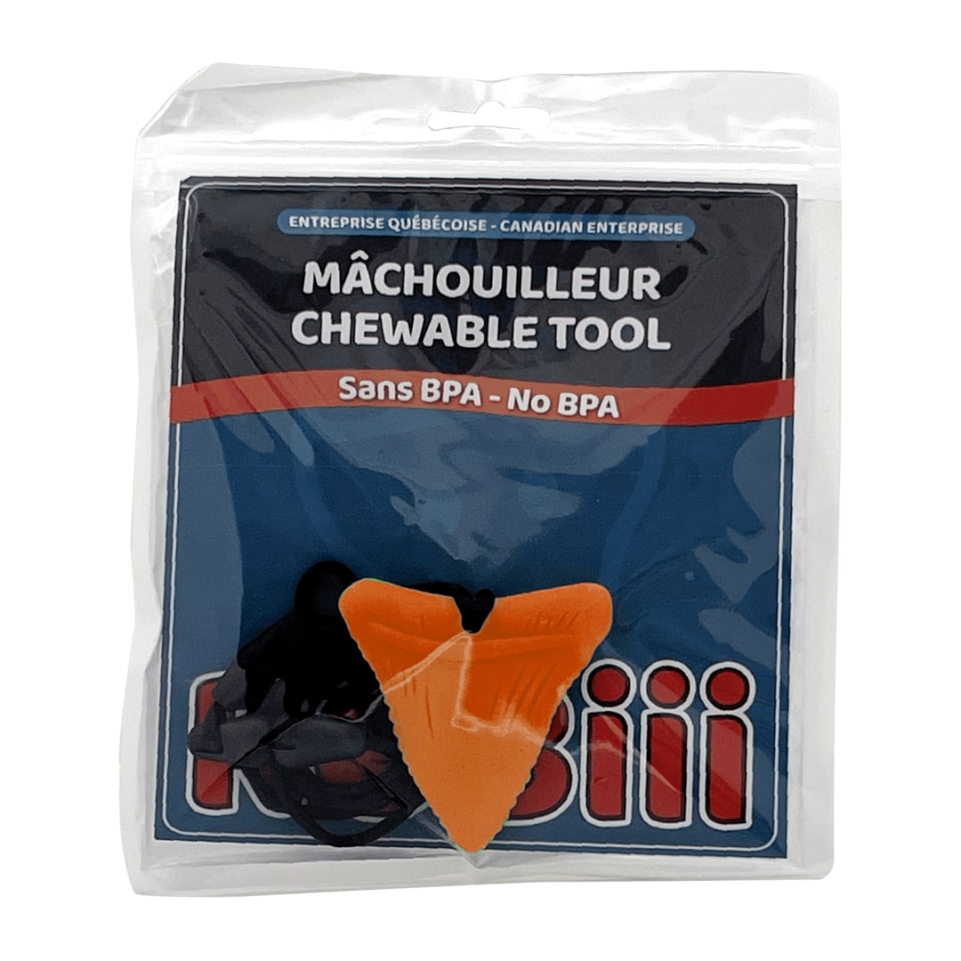 Chewable Shark Tooth Necklace – Sensory Chew Toy for Kids & Adults | BPA-Free Stress Relief