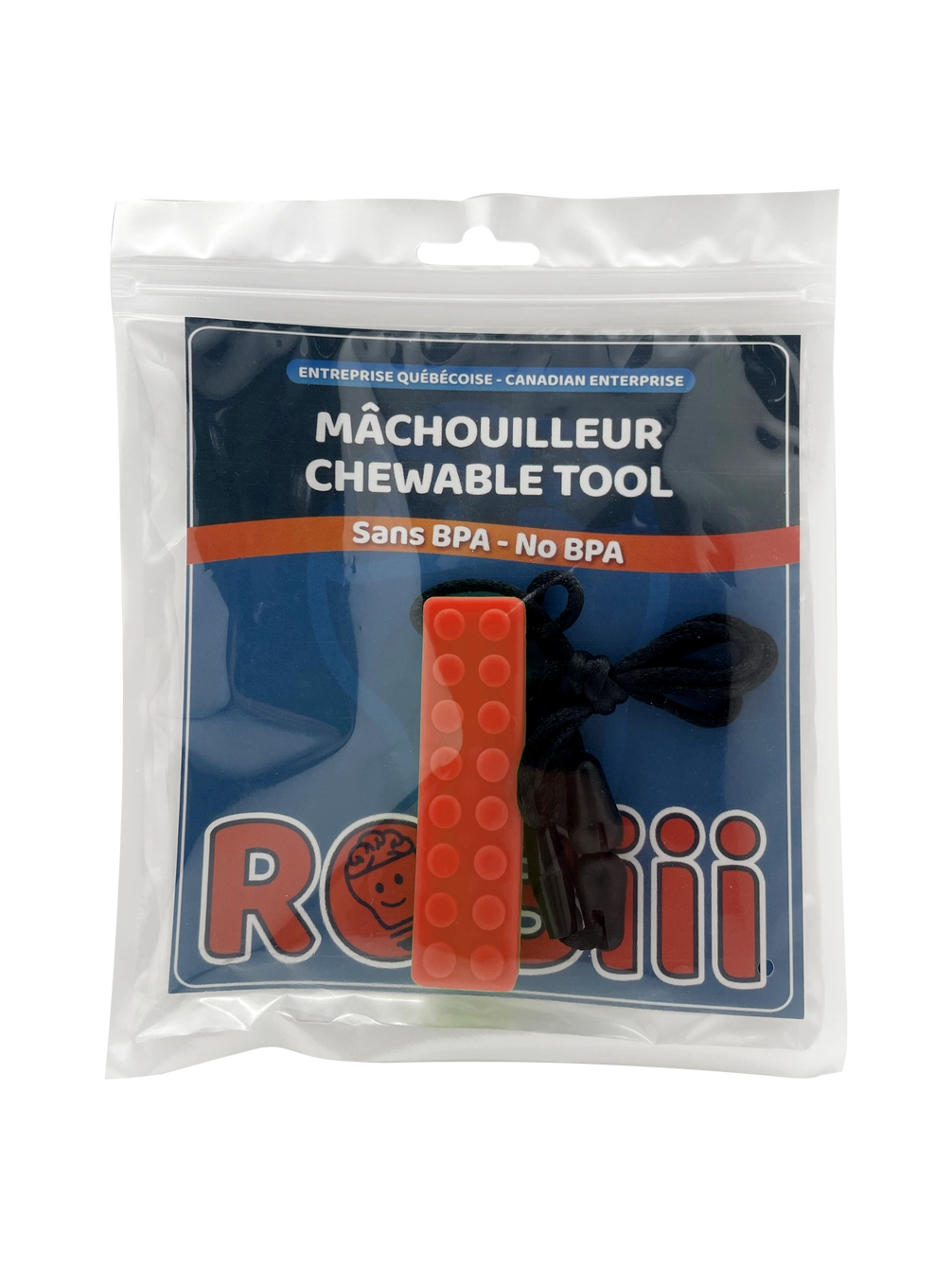 Chewable Brick Necklace – BPA-Free Sensory Tool