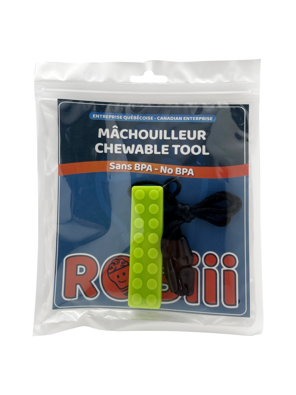 Chewable Brick Necklace – BPA-Free Sensory Tool
