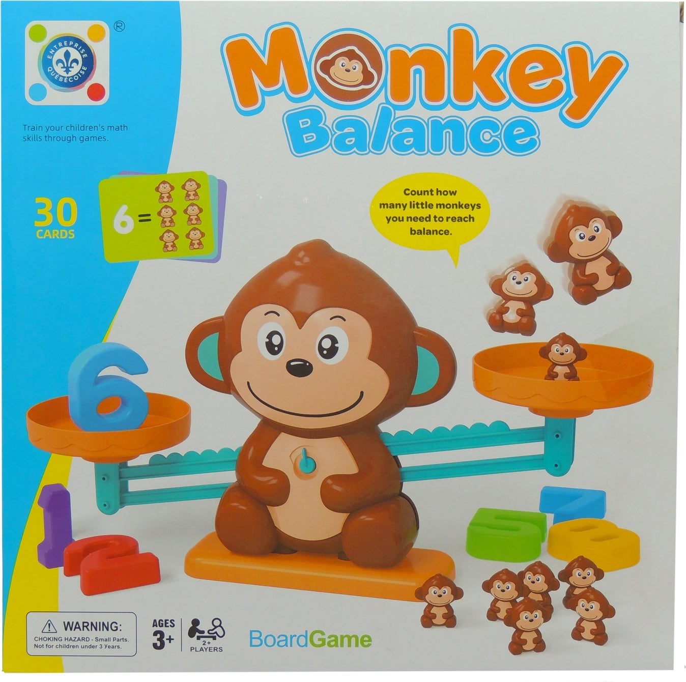 Monkey Balance - Board Game Math