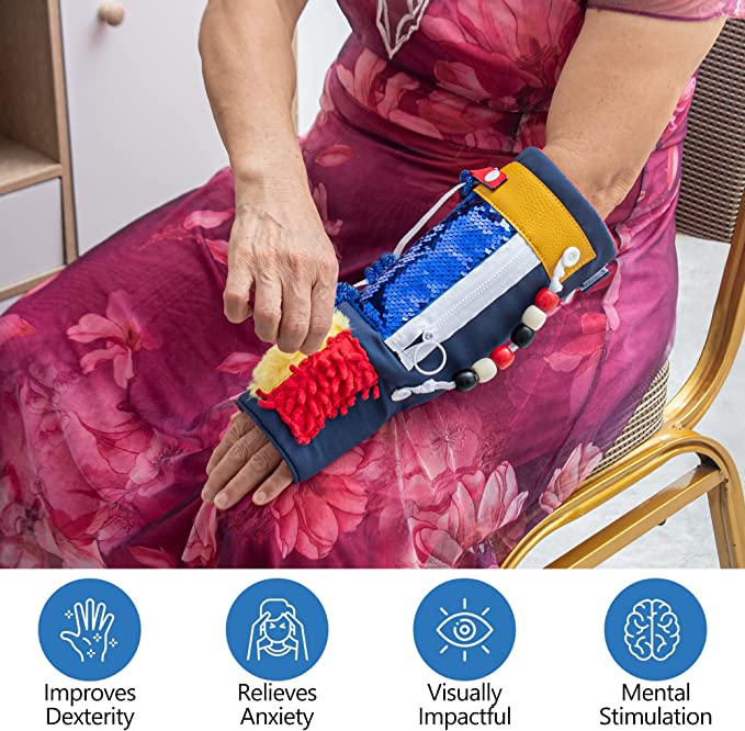 Fidget & Sensory Sleeve – Calming Therapy Aid for Dementia, Alzheimer’s & Autism