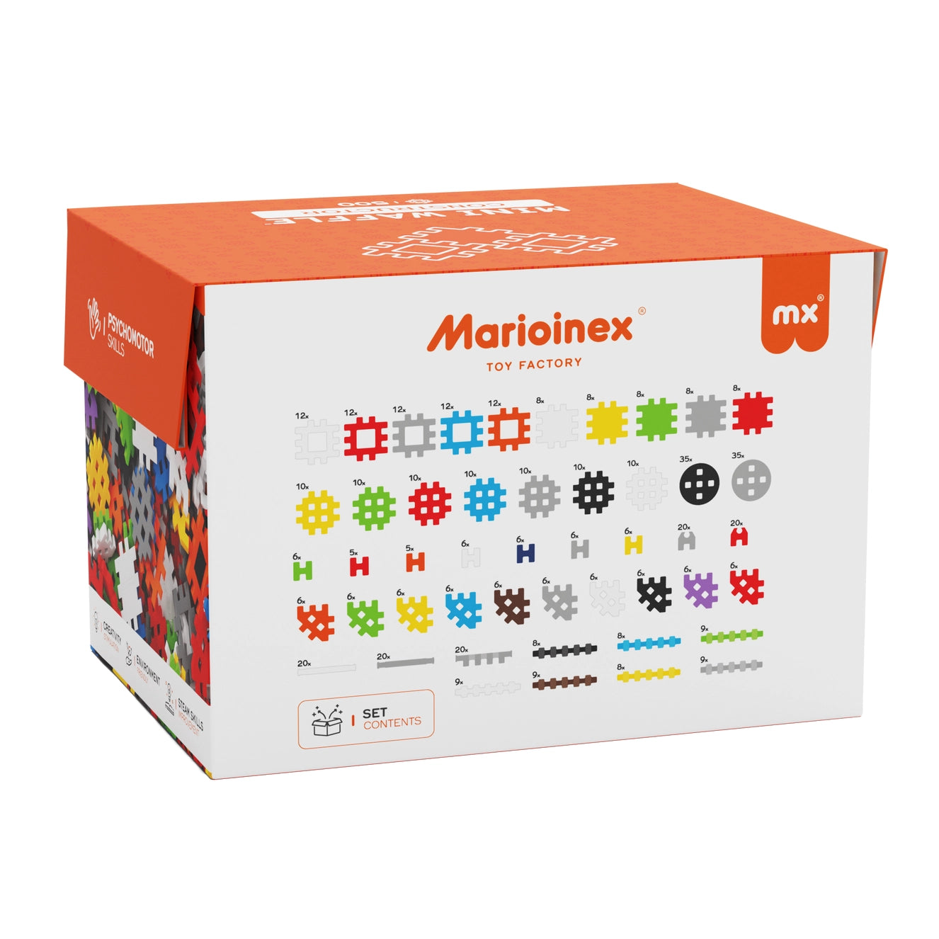 Marioinex Mini Waffle Constructor 500 Pcs