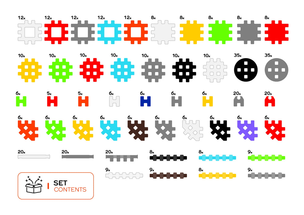 Marioinex Mini Waffle Constructor 500 Pcs