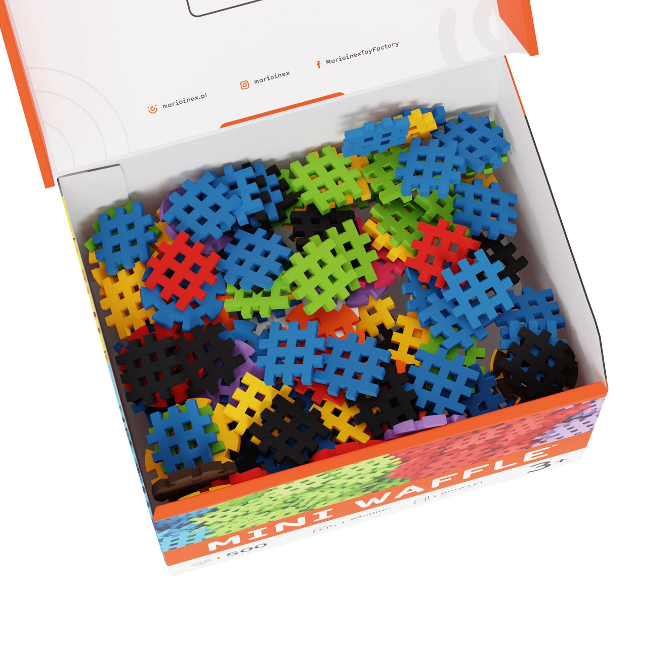 Marioinex Mini Waffle 500 Pcs
