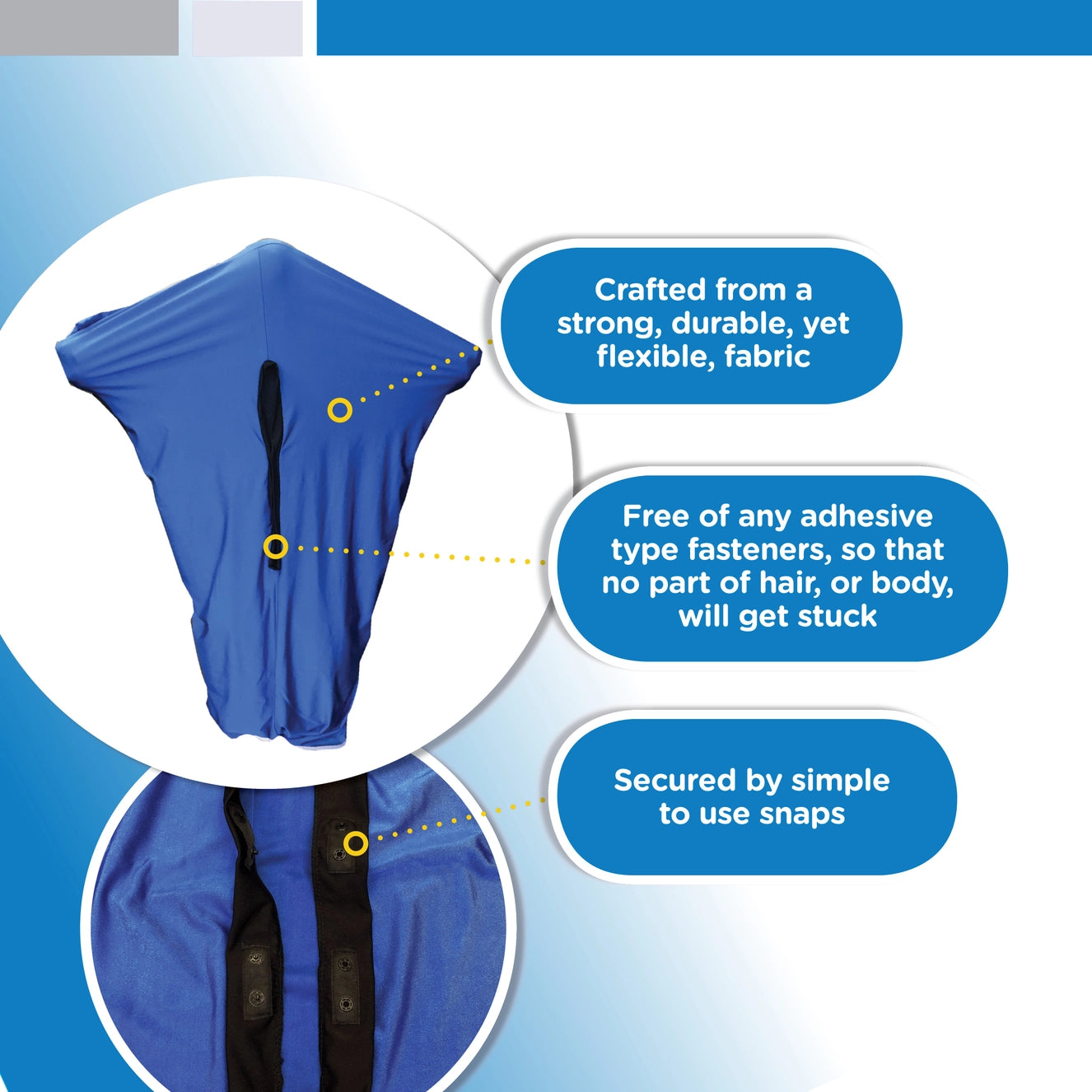 Blue-Body Sock Sensory Sox – Fun Calming Deep Pressure Hug for Kids